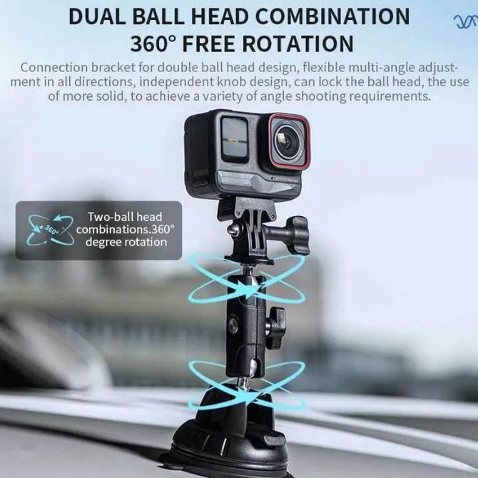 

Startrc Vacuum Suction Cup Base Action Camera Gopro Dji Pocket Insta360 Terlaris