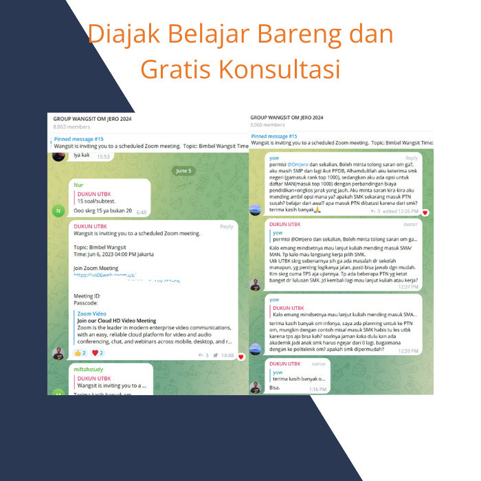 

[ORI] Buku Wangsit PAKET PLATINUM SAINTEK Om JERO UTBK SNBT 2024