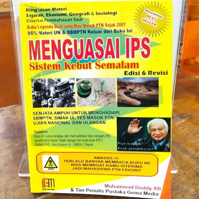 

TERPERCAYA Buku Menguasai IPS Sistem Kebut Semalam SKS Edisi 6 Revisi TERLARIS TERBARU