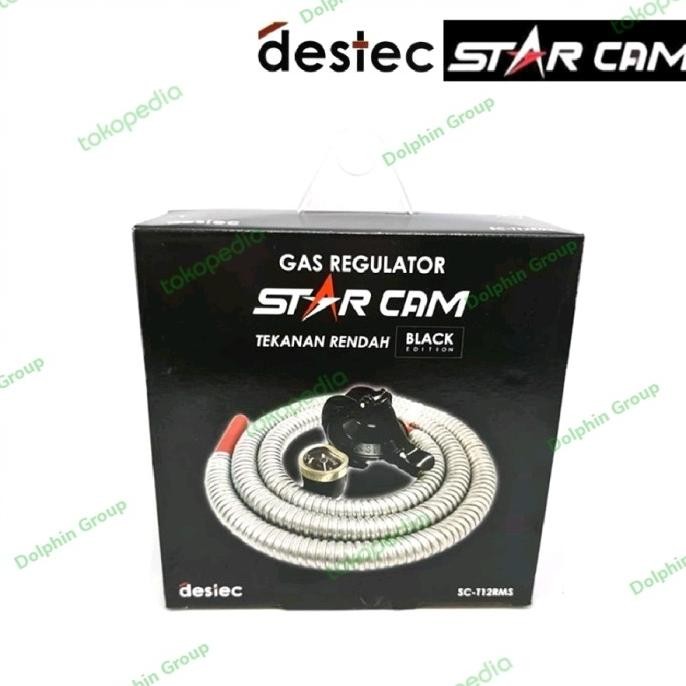 Regulator Gas LPG StarCam SC-T12RMS Star Cam SCT12RMS Meter dan Selang