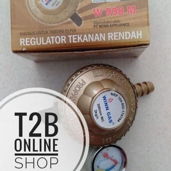 Kepala gas Winn 998 W, regulator lpj, elpiji, regulator winn