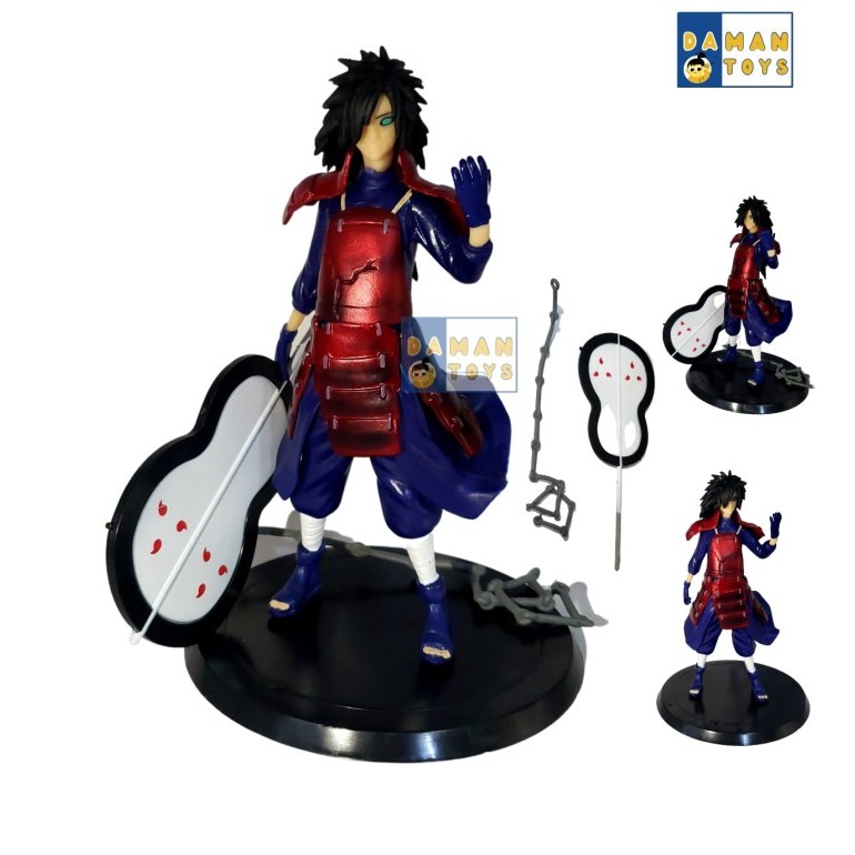 Mainan Koleks Action Figure Patung Uchiha Madara Serial Anime Naruto