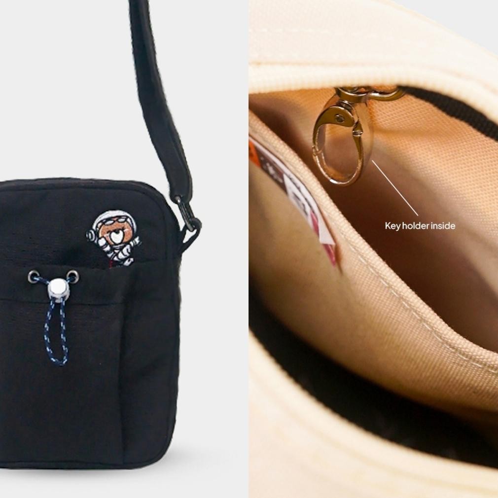 Or42 CRSL Peeta Shoulder Bag | Tas Selempang Kecil | Tas Pinggang Kotak | Tas Slempang | Sling Bag |