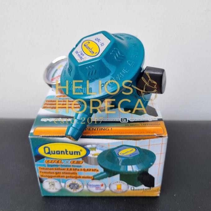 Quantum QRL-03 Gas Regulator Gas LPG Regulator Gas Meteran