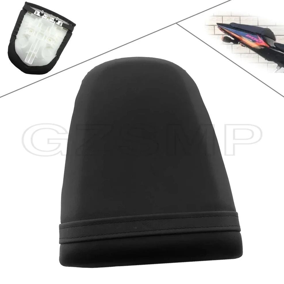 black motorcycle rear pillion passenger seat fit for suzuki gsx-r 600 gsxr 750 2004-2005 k4