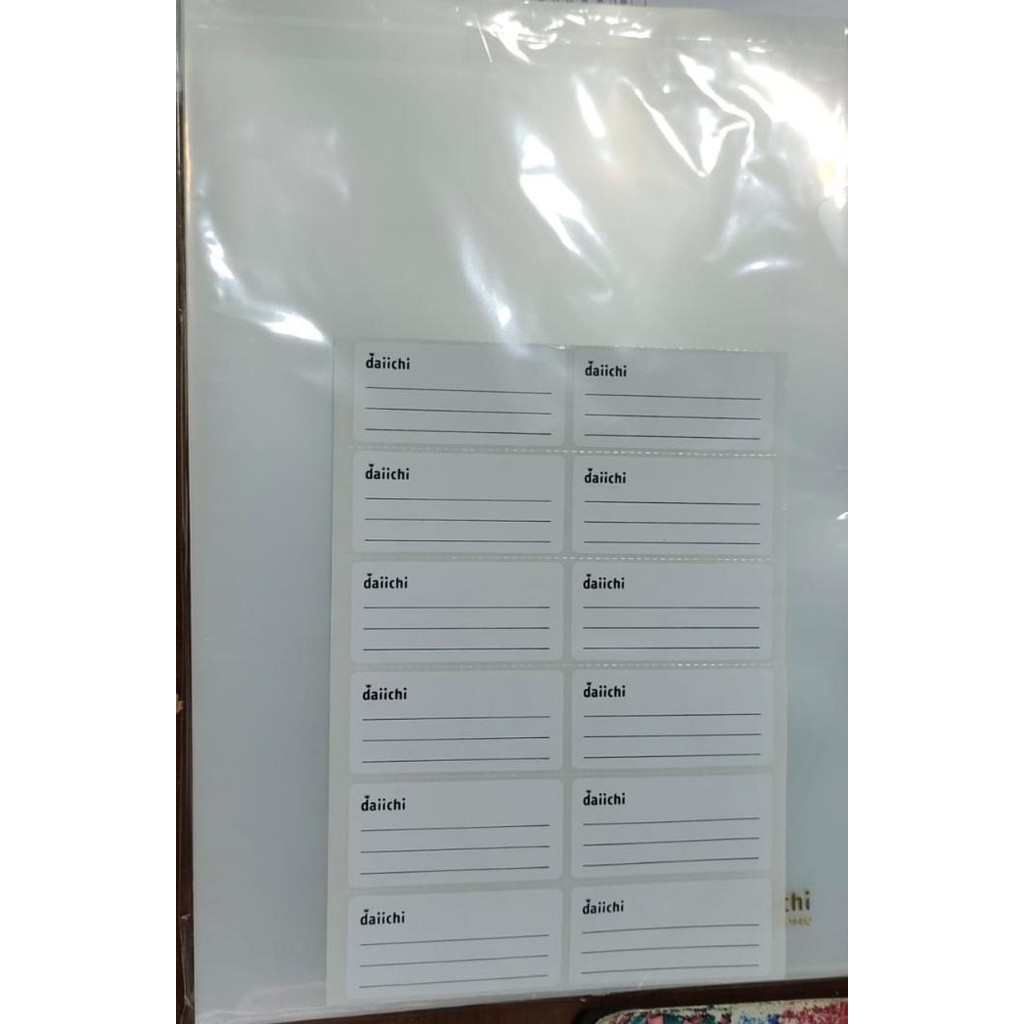 

Shipping Clear Sleeve / Map Bening / Map L "Daiichi" A4 / Folio Per Lusin Neo