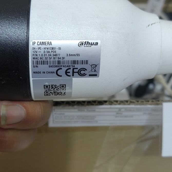 Ip Camera Dahua Outdoor 2Mp IPC-HFW1230S1-S5