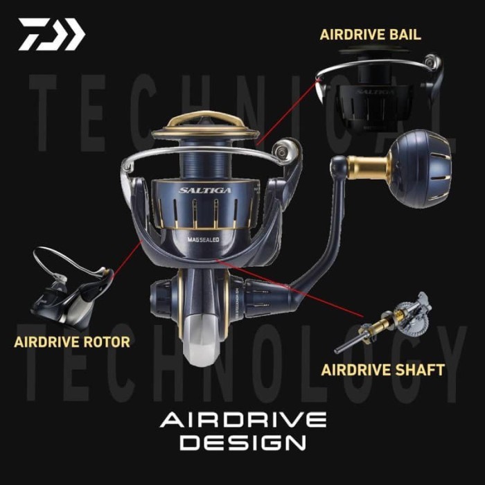 Reel DAIWA SALTIGA 2023 4000H 4000XH 5000H 5000XH 6000H 6000XH Reel Jigging Shore Casting Original