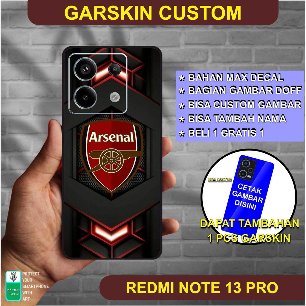 

Wrap* Redmi Note 13 Pro Wrap Skin Stiker Garksin CUSTOM Gratis (2pcs)