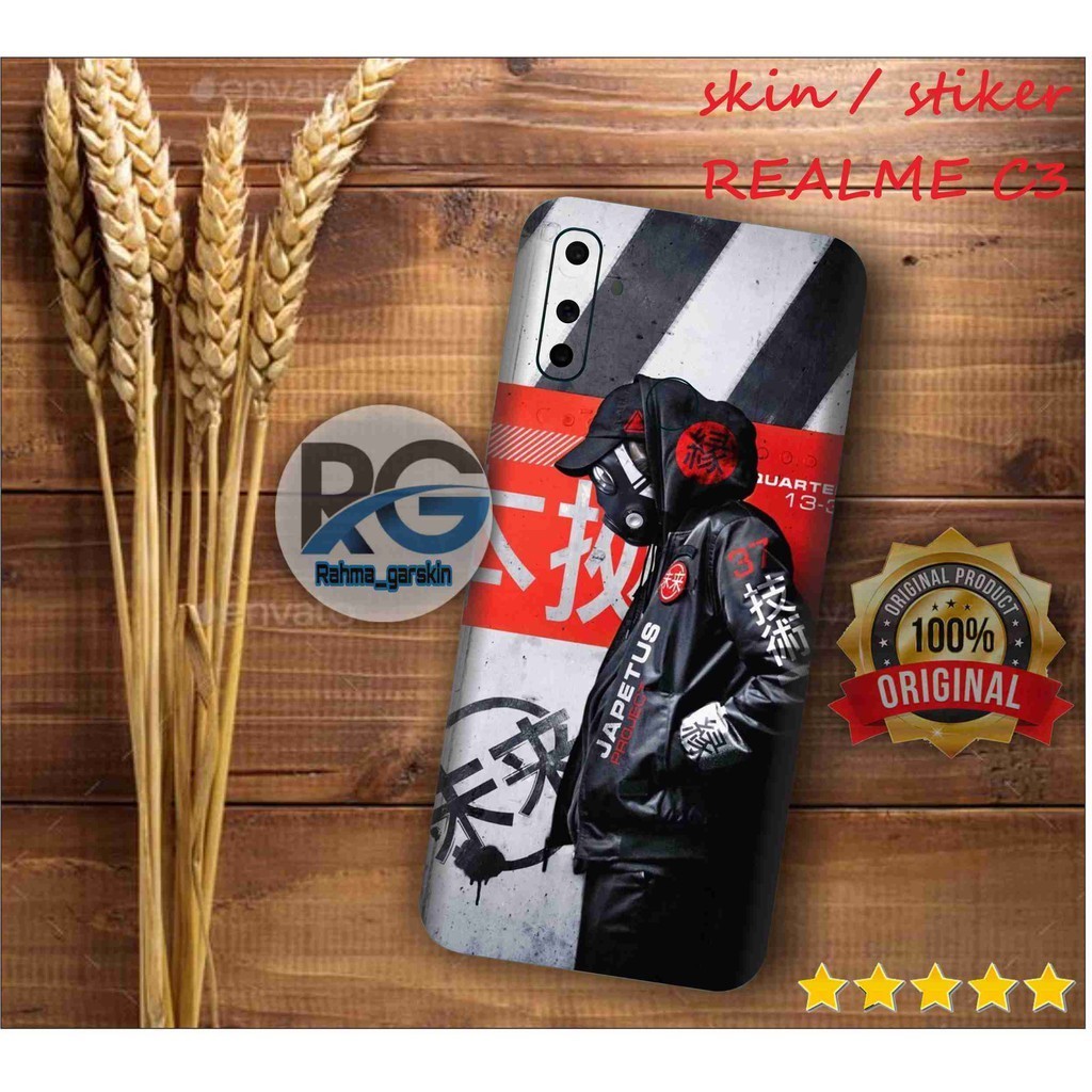 

Wrap* Realme C3 Wrap Skin Stiker Garksin CUSTOM Gratis (2pcs)