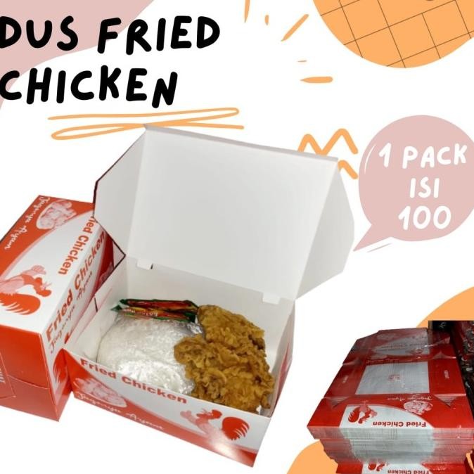

Kardus Fried Chicken 100 Pcs - Packaging Dus Box Fried Chicken 100