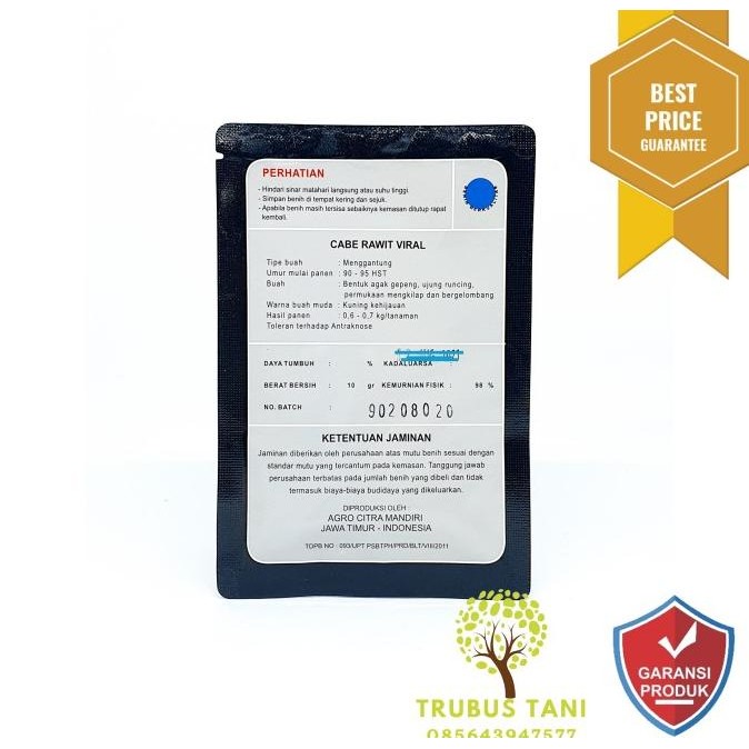 Benih Cabe Rawit Merah VIRAL 10gr - BIBIT VIRAL