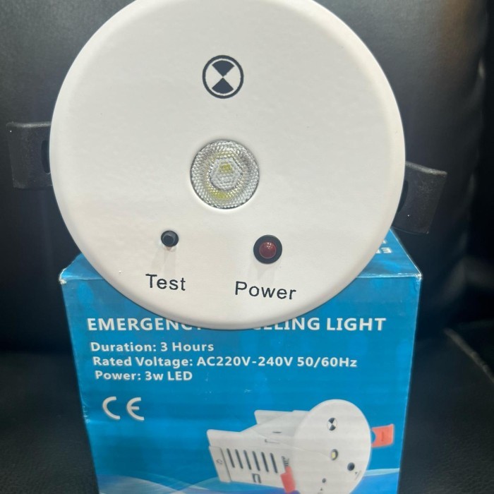 Grosir Lampu Darurat Emergency Plafon 1W 1Watt Lampu Led Ceiling Emergency