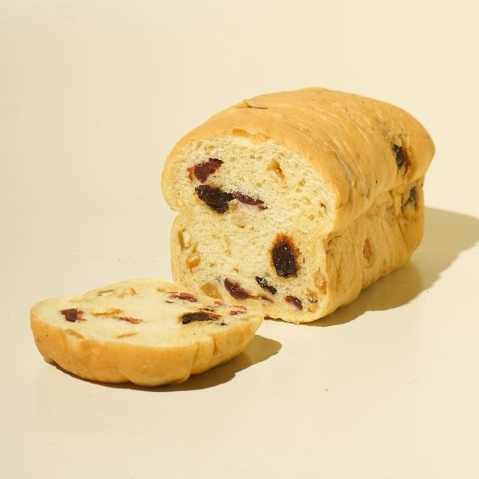 

siap kirim vegan oat & mix fruit bread baby toast (8 slices)