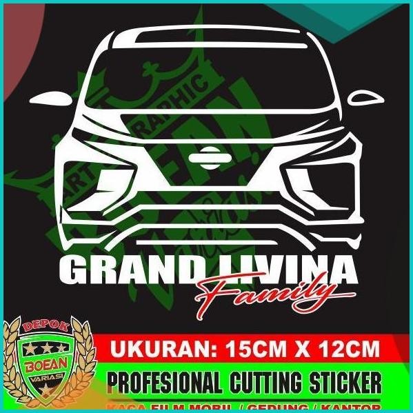 Cutting Sticker Grand Livina Sticker siluet mobil grand livina new 07D