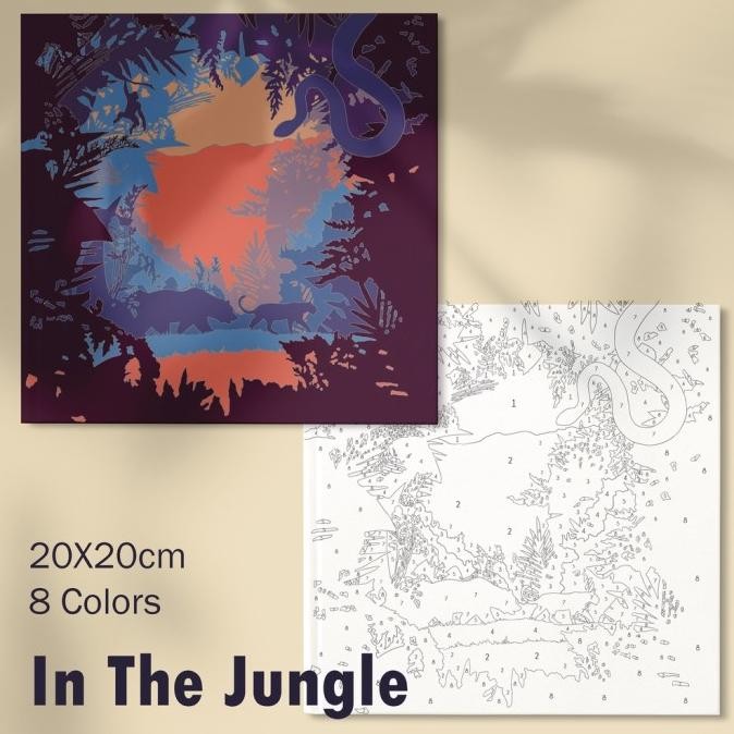 

Sale In The Jungle Paint By Numbers Series / Number Diy