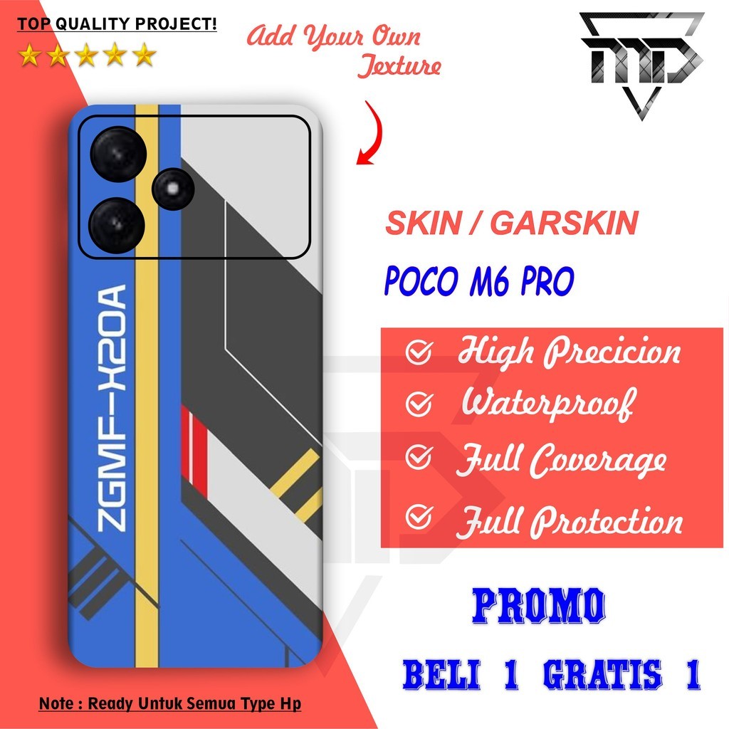 

Wrap* Poco M6 Pro Wrap Skin Stiker Garksin CUSTOM Gratis (2pcs)