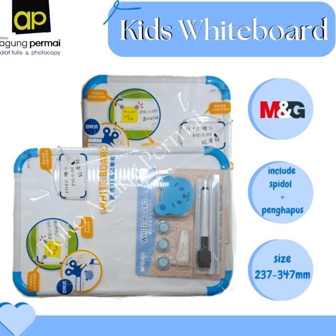 

Premium !! Whiteboard/Papan Tulis Set M&G for Children
