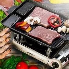 Yainiu Grill Pan Barberque Grill Pan Alat Pemanggang Bbq Panggang