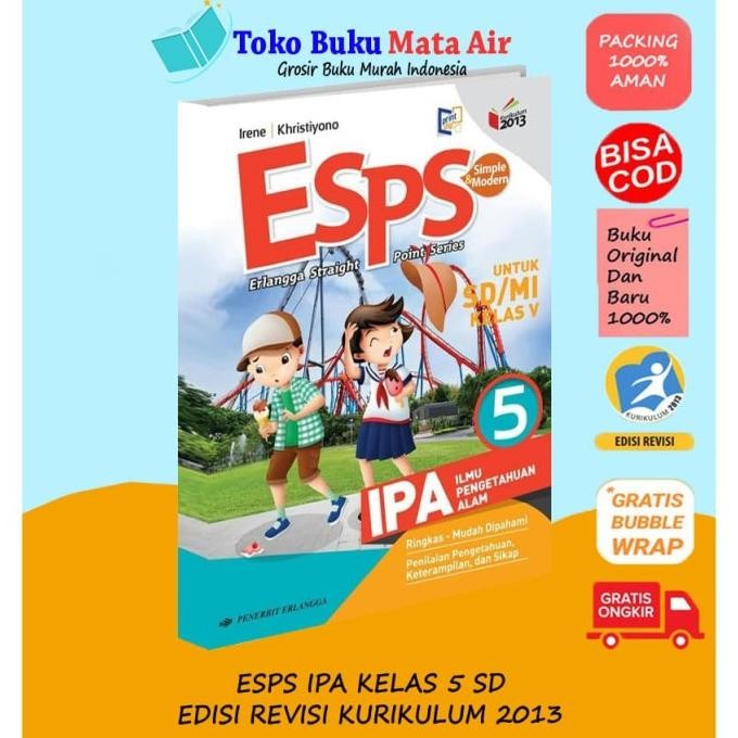 

TERBAIK BEST SELLER ESPS IPA 5 UNTUK SD/MI KELAS V ( K13N ) ERLANGGA