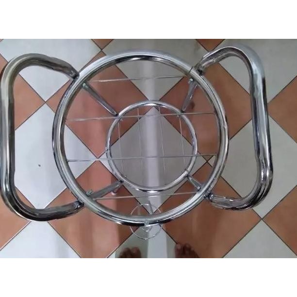 Kaki / Rak Meja Guci Air Galon Guci Galon Keramik Embos [Populer] [terbaik]