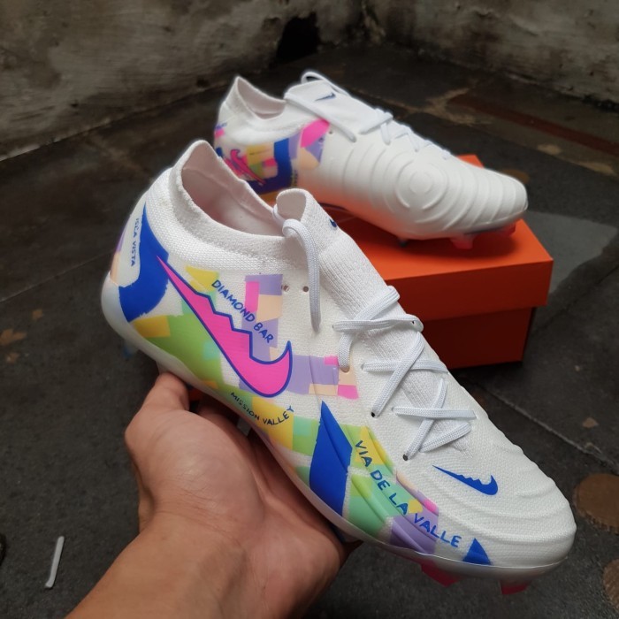 Sepatu Bola Anak Nike Phantom GX 2 Elite White Multicolor FG