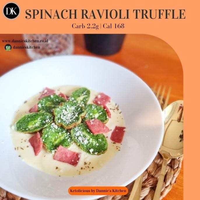 

Spinach Ravioli Truffle | Low Carb GLM