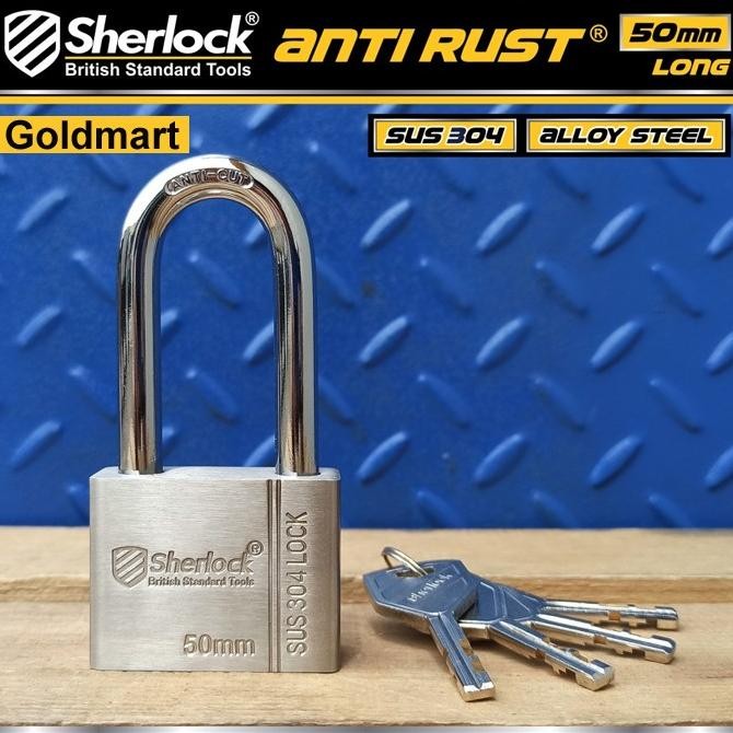 

Tersedia Gembok SHERLOCK ANTI RUST 50mm Panjang Stainless Steel 304 Anti Karat