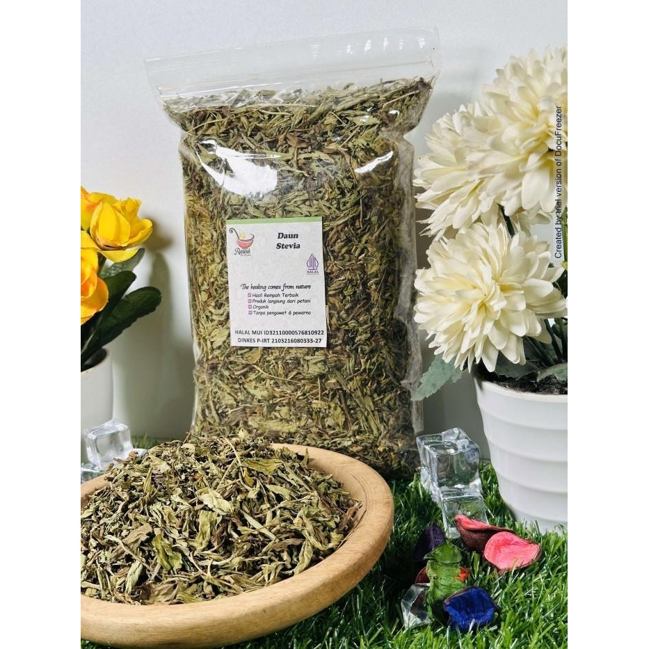 

Daun Stevia Kering Murni Khusus Daun Tanpa Batang 1Kg