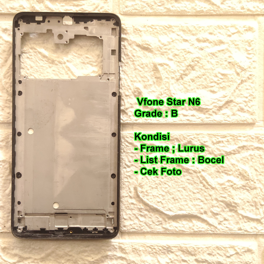 Frame Tulang Tengah Vfone Star N6 Tatakan LCD Copotan
