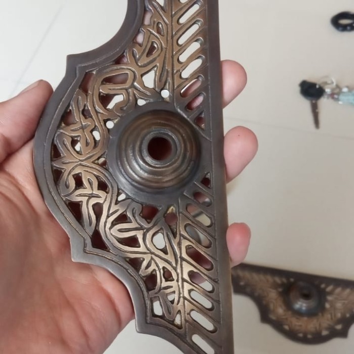 Tarikan Pegangan Pintu Handle Classic Gebyok Kuningan Vintage
