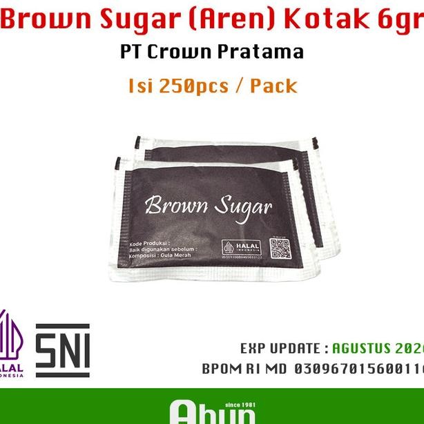 

Brown Ugar Achet Ota Ii 250Pc
