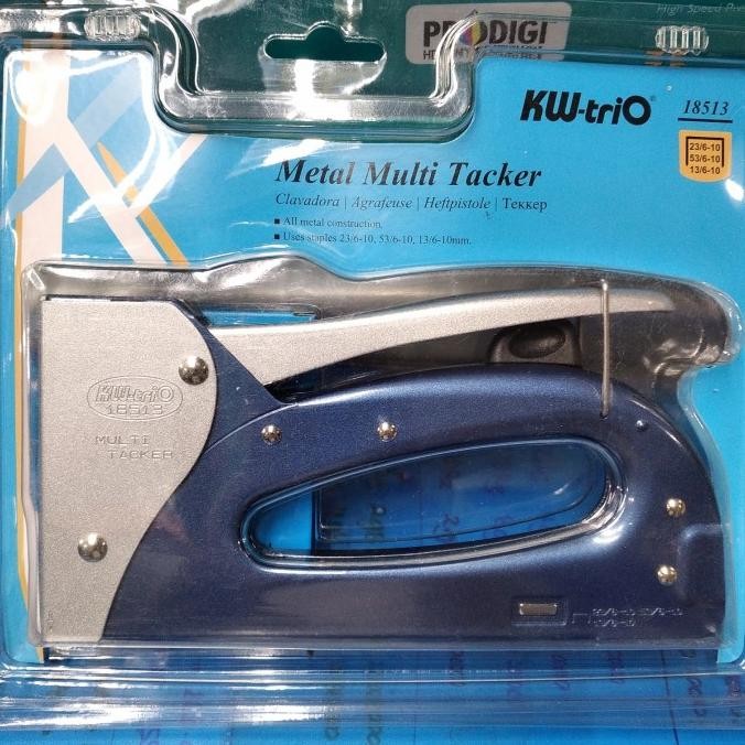 

Stapler Tembak Kw-Trio 8513 Stapler/ Tembak Gun Tacker Hekter Original Dan Terpercaya