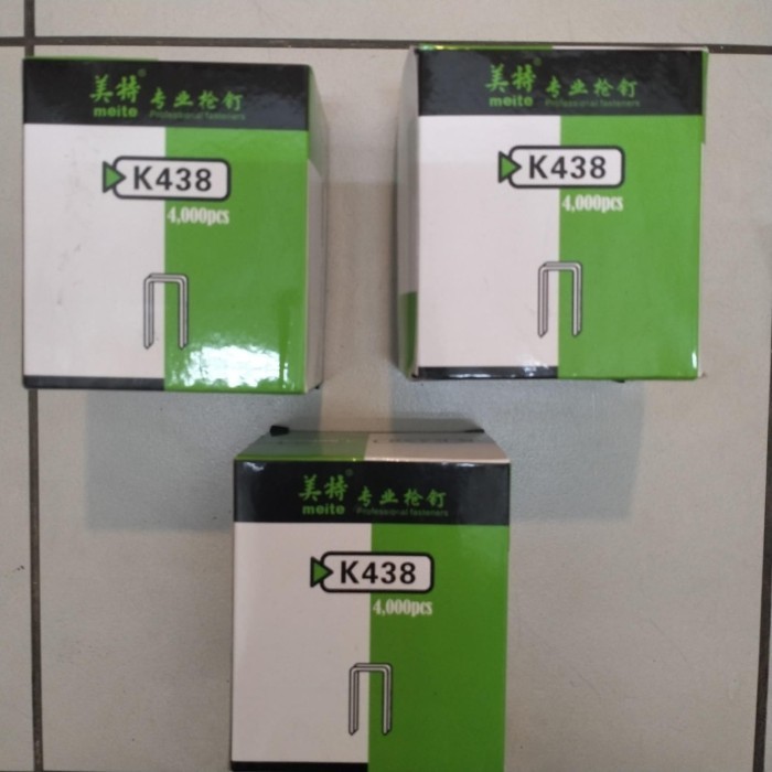 

MEITE Paku staples 438K isi 4000