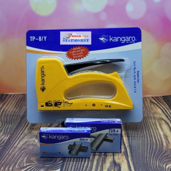 

Stapler Tembak Jok Bangku Sofa Gun Tacker Kangaro TP 8/Y