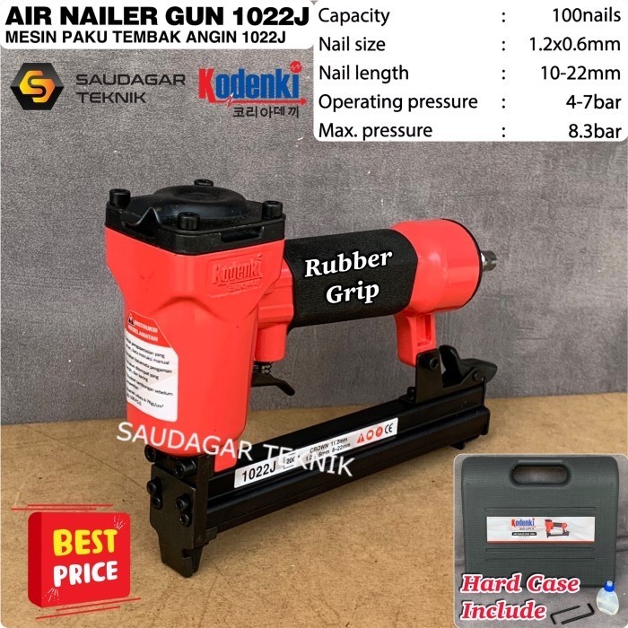 

Mesin Staples Tembak Angin Kodenki 1022j Air Stapler Gun 1022 j