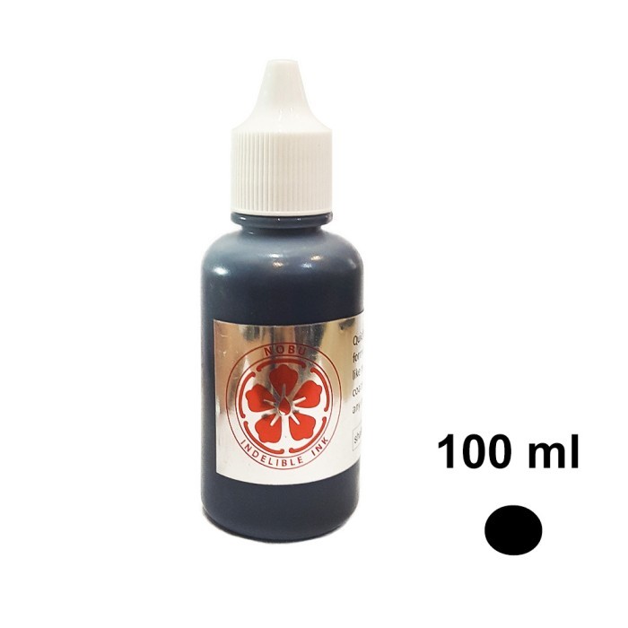 

Promo!! Nobu Ink - Tinta Stempel Permanen Waterproof - 100Ml Hitam