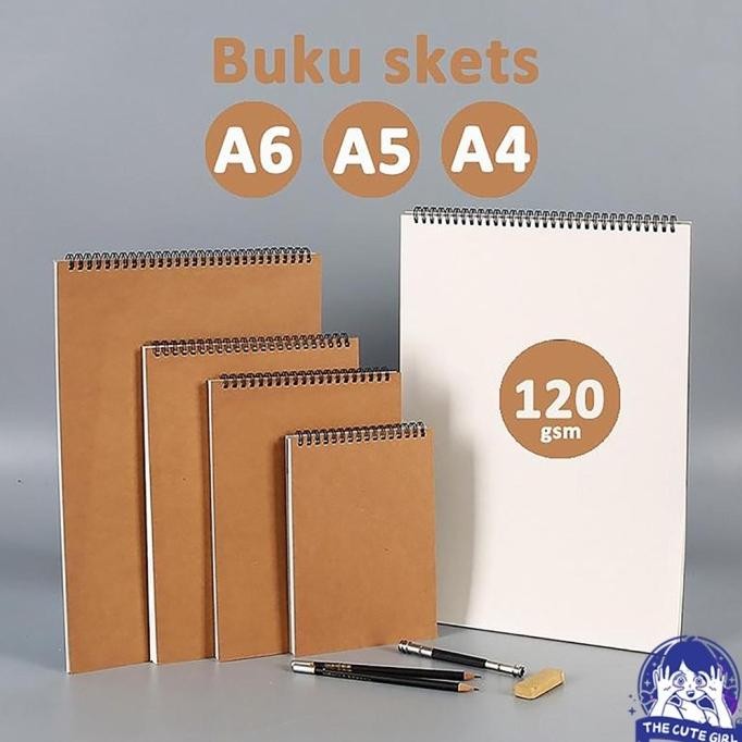 

WATERCOLOUR /SKETCHBOOK / BUKU GAMBAR A5 / SKETCH BOOK PAPER