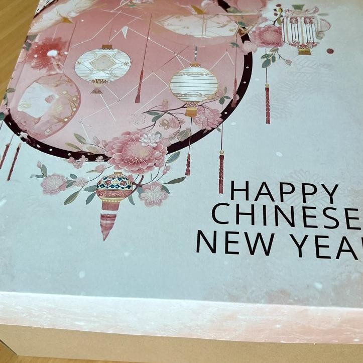 

CR - (3 pcs) Box Lapis Legit 22x22cm Kardus Hampers Imlek Dus Kue Parcel CNY TERLARIS