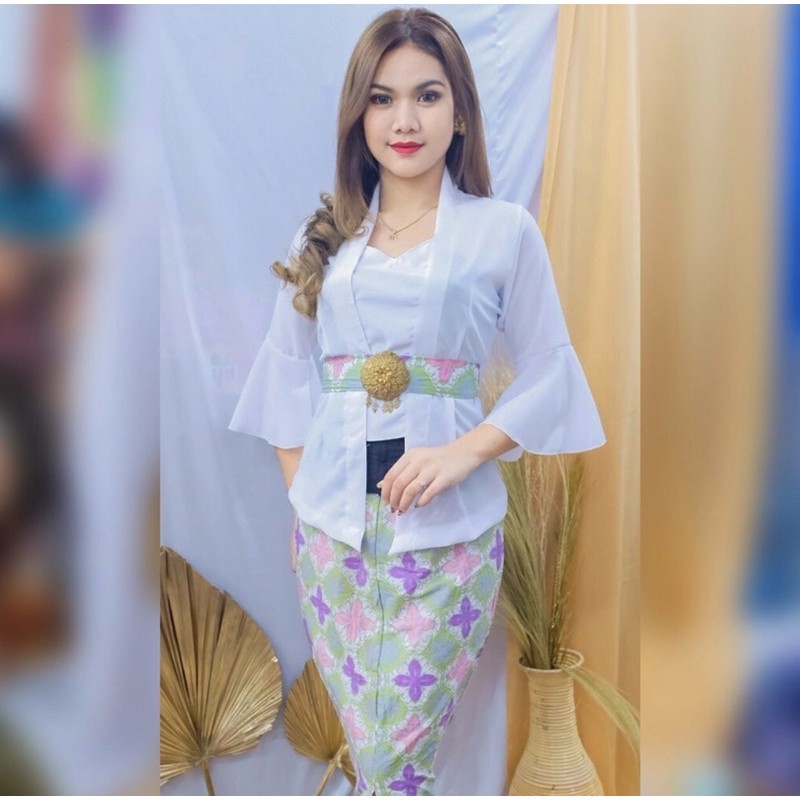 Baju Tradisional Kebaya Halus & Dingin (kebaya saja) kebaya bali rumbai moscreft ceruty lengan