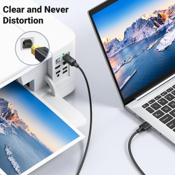 UGREEN KABEL PRINTER USB 2.0 A MALE TO B MALE 1,5 METER