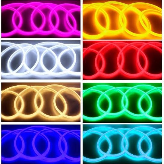 LAMPU LED NEON FLEX / NEON FLEXIBLE STRIP LIGHT 2835 5M DC 12V HITATO