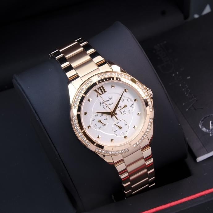 Jam Tangan Wanita Alexandre Christie Ac 2644 / Ac2644 Original Original Terlaris
