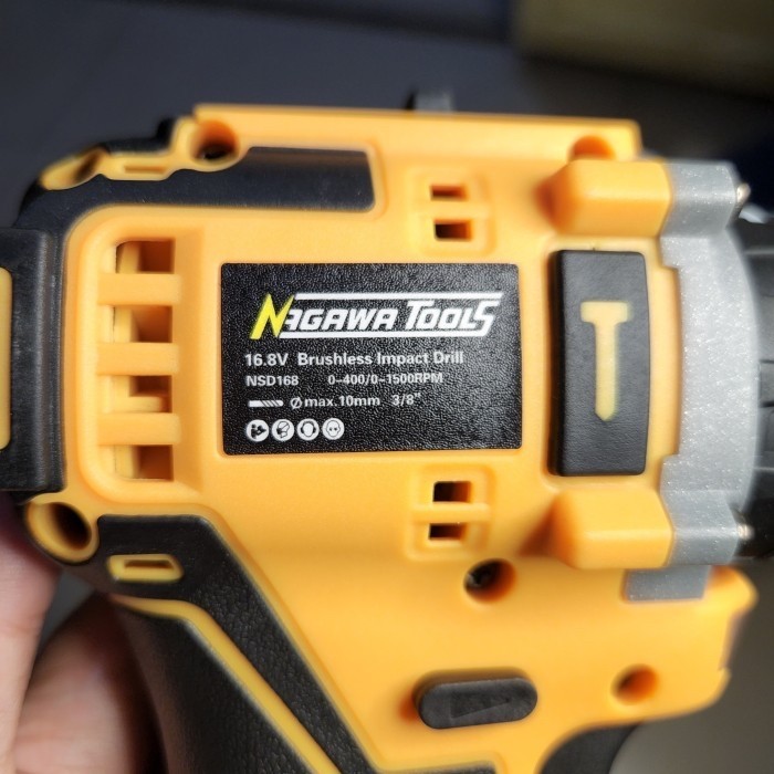 NAGAWA NCD168 Mesin Bor Baterai 16V Cordless Drill 10mm SET + Mata Bor