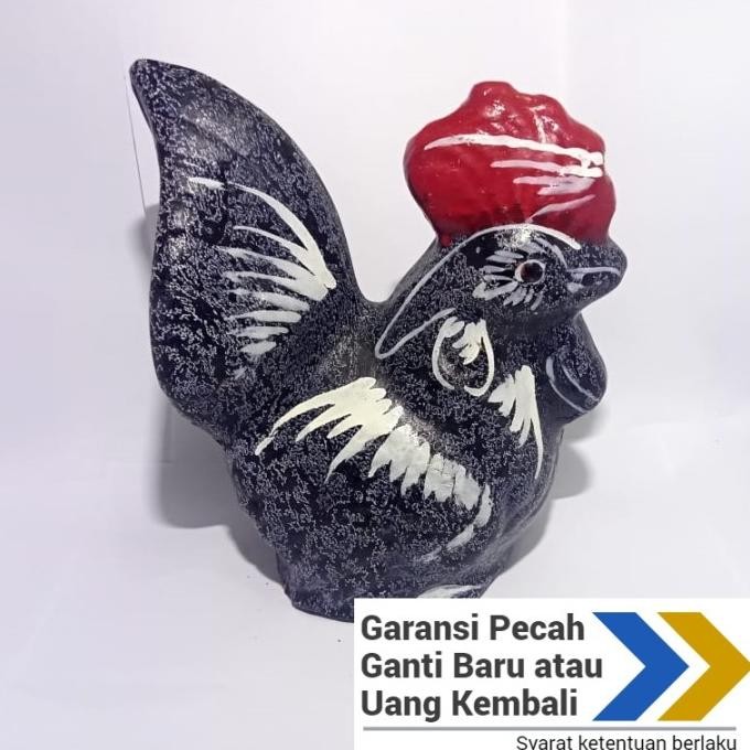 Celengan tanah liat ayam premium celengan target murah bergaransi cod GM