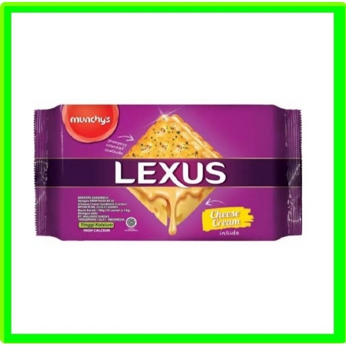 

LEXUS CRACKERS CHEESE CREAM 190G