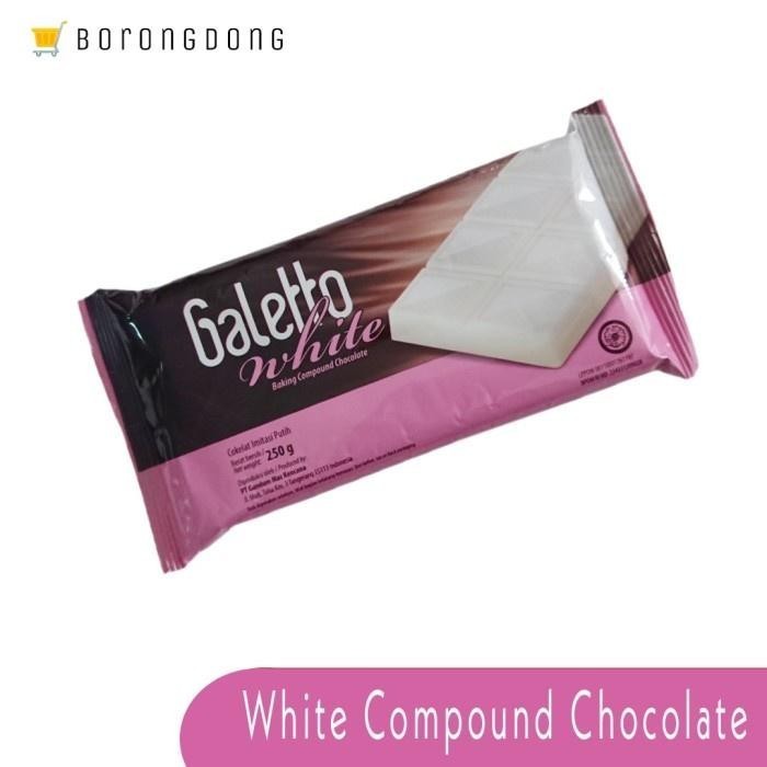 

GALETTO WHITE COMPOUND COKLAT 250G