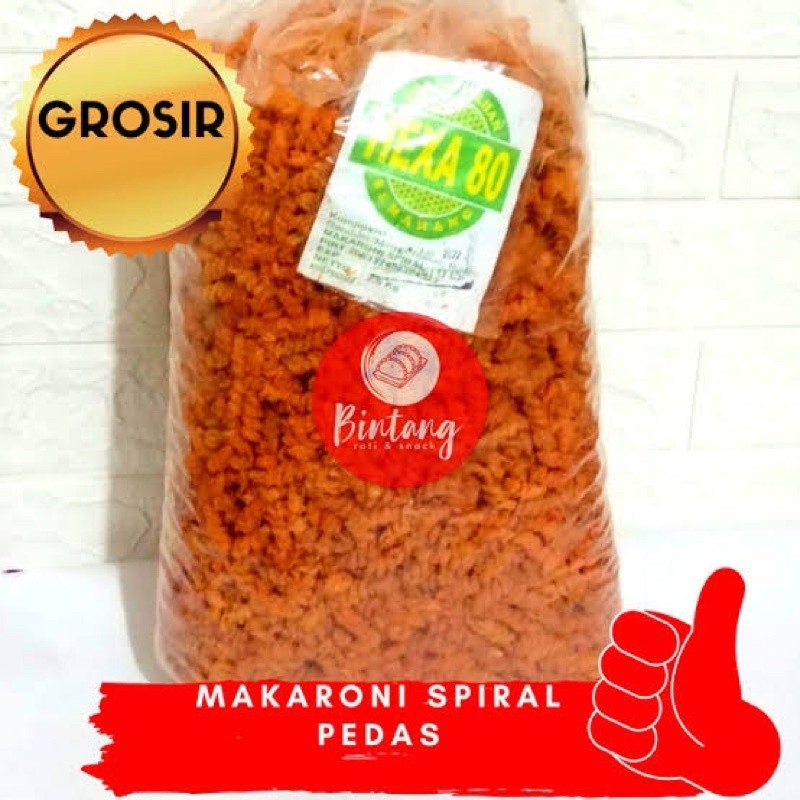 

MAKARONI SPIRAL 500GR (PEDAS / ASIN / DAUN JERUK / KERANG / THAILAND / BALADO / CIKRUH / MIX ) RIVIN