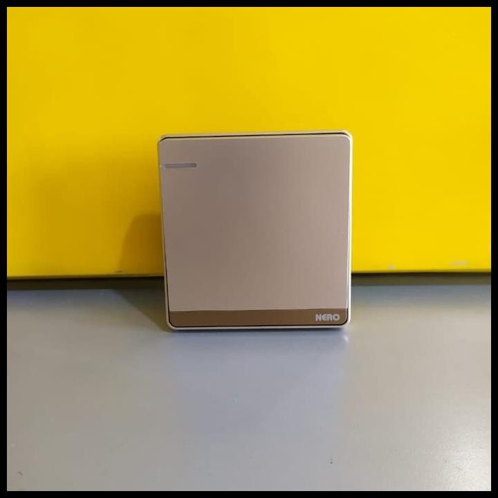 DISKON SAKLAR ENGKEL NERO DECORA GOLD / SAKLAR SINGLE NERO DECORA GOLD 