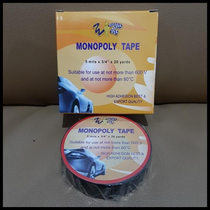 

TERMURAH ISOLASI SOLASI LAKBAN TAPE 5MILS X 3/4" X 20YARDS !